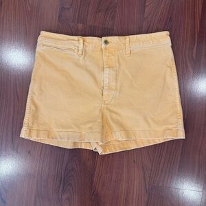 Yellow Madewell Canvas Shorts size 32